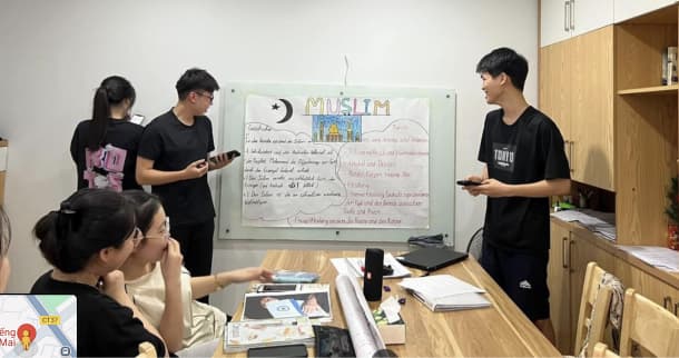 Học viên EzDeutsch thảo luận