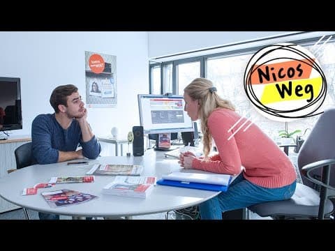 Deutsch lernen (B1) | Nicos Weg | Folge 1: Berufsberatung Deutsch lernen mit der DW